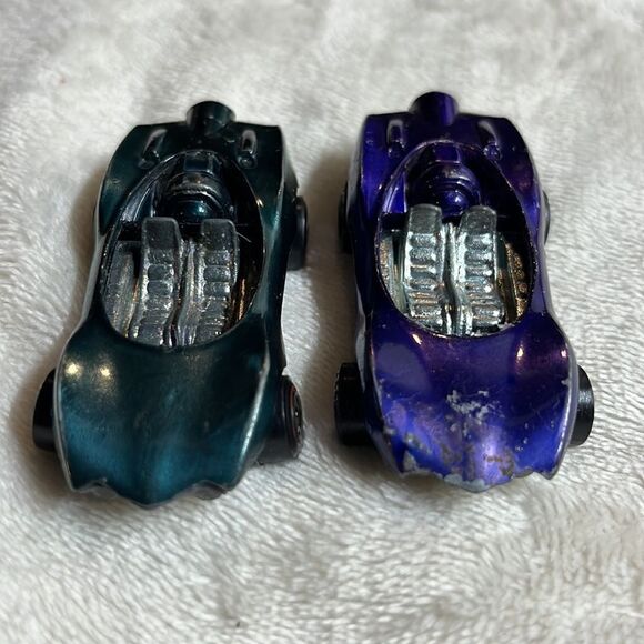 Vintage 1969 Johnny Lightning Custom Turbine Purple & Green‎ - Picture 2 of 6